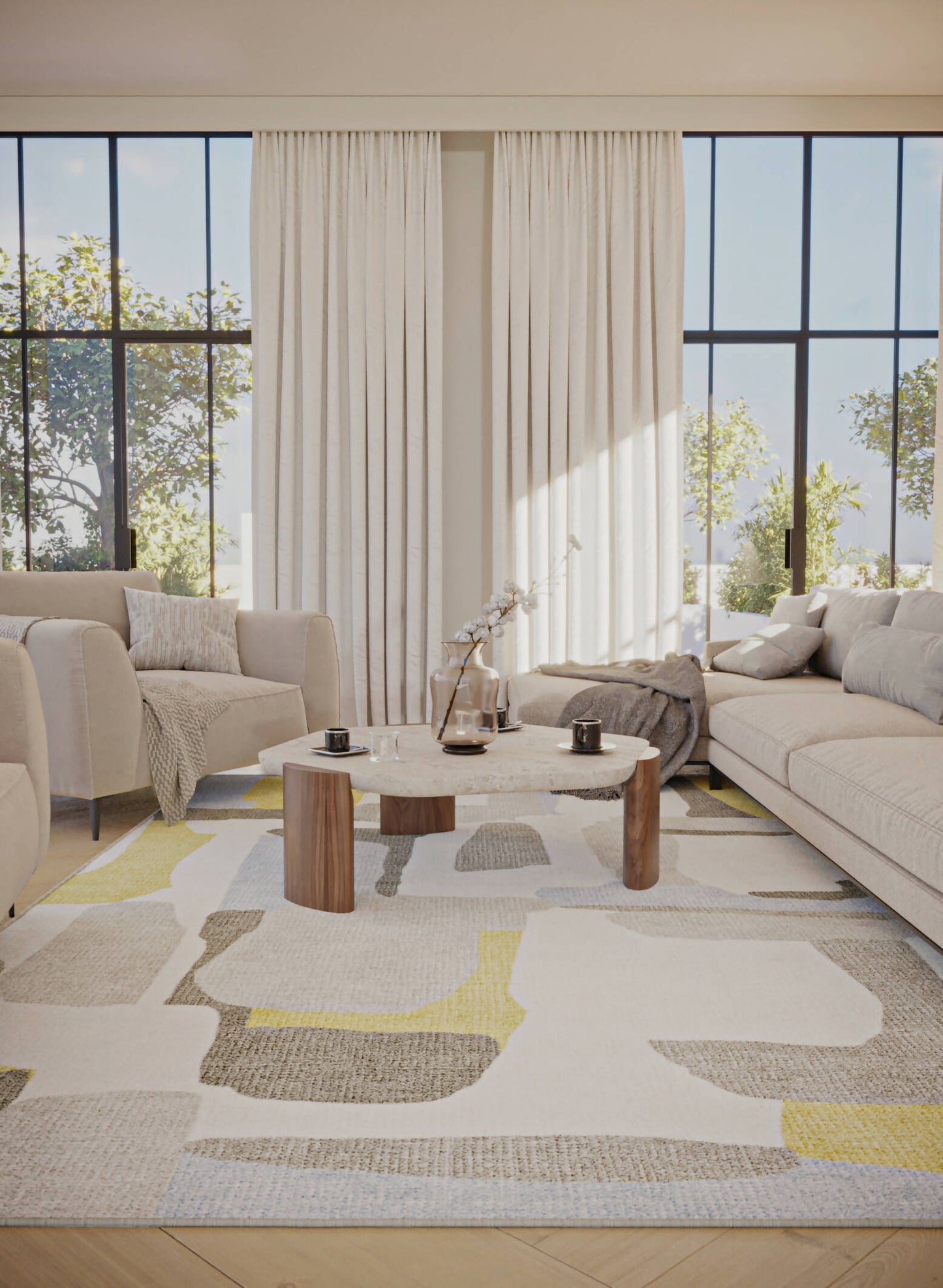 Third Collection_Rectangular_Solid Strocke_yellow_Thumbnail