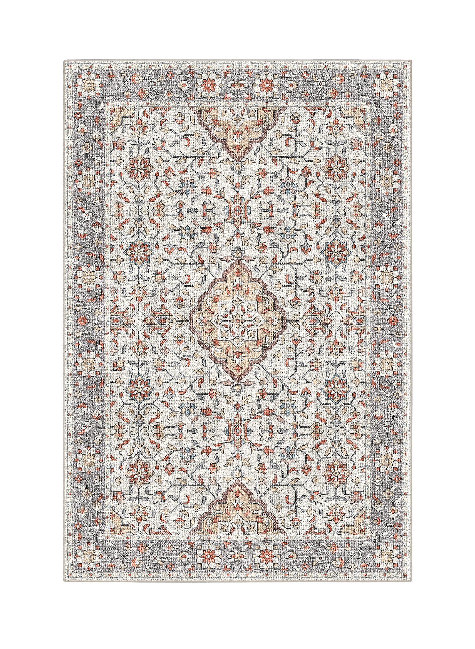 Fireflies Rug Rust Garden Rust Rug