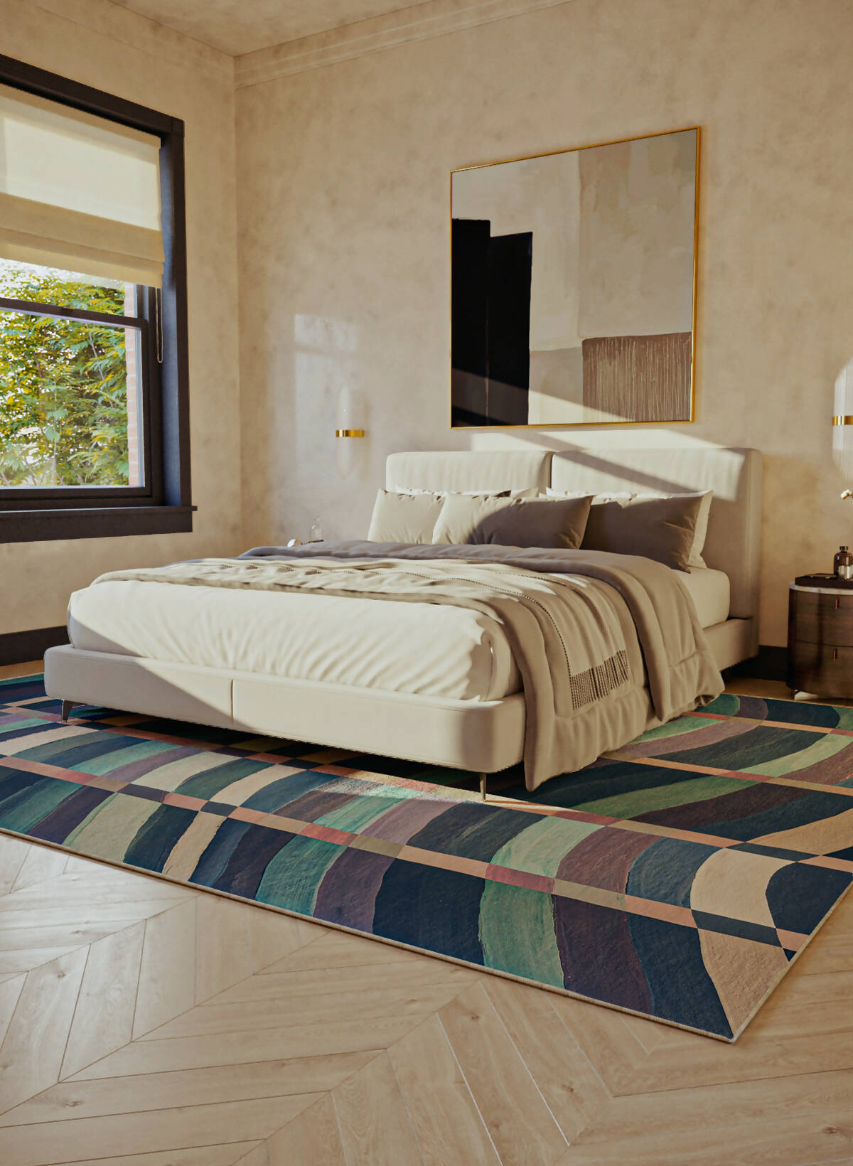 Caribbean Waves Rug