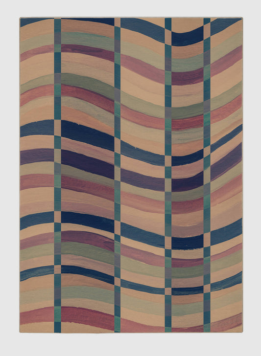 caribbean waves rug