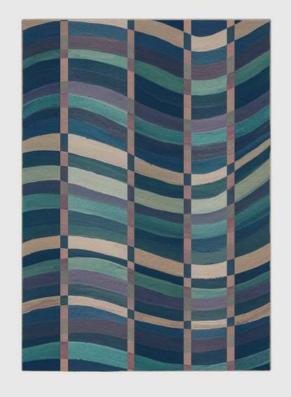 Caribbean Waves Rug